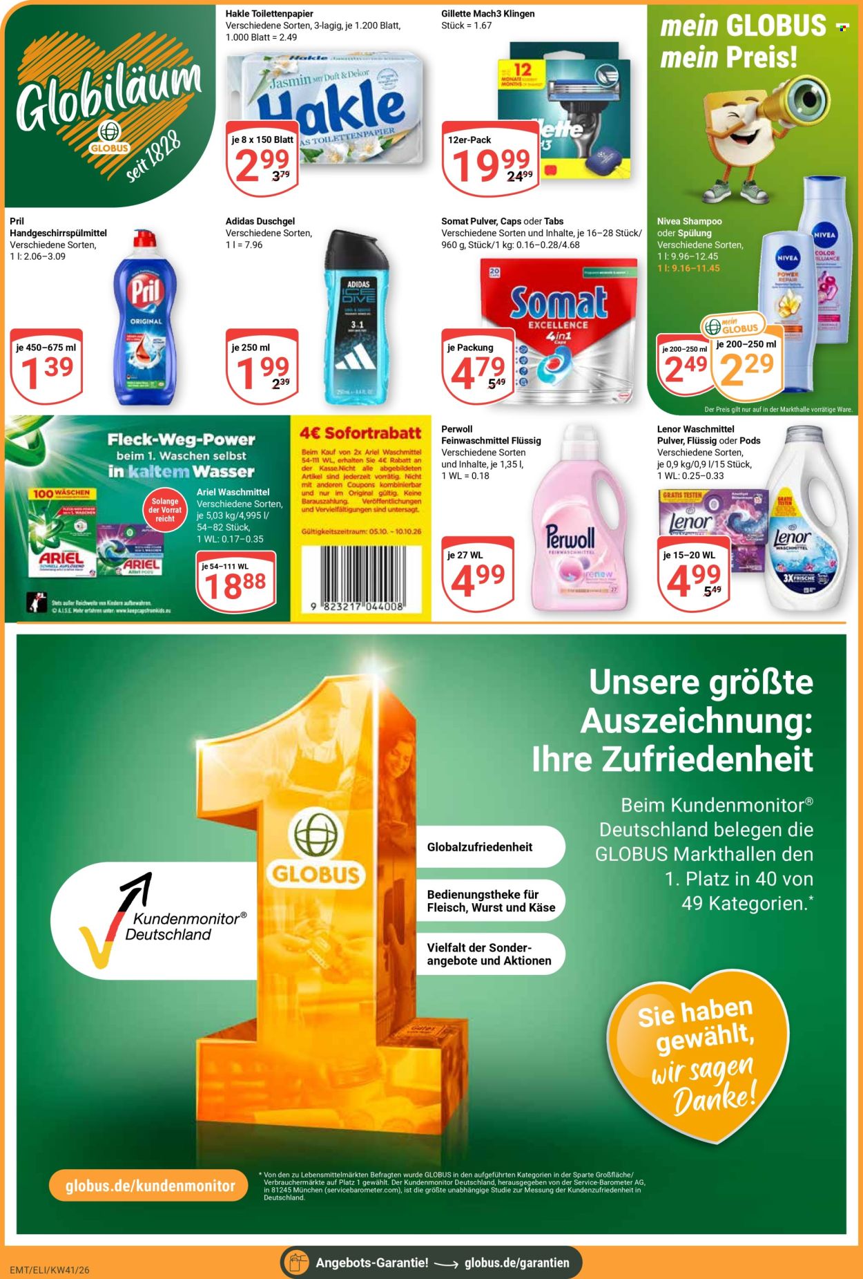 Globus Prospekte  - 5.10.2026 - 10.10.2026. Seite 6