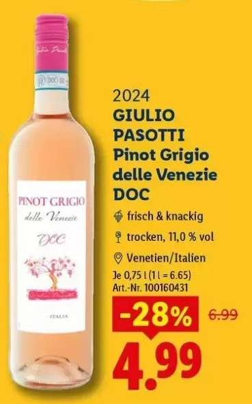 GIULIO PASOTTI Pinot Grigio delle Venezie DOC
