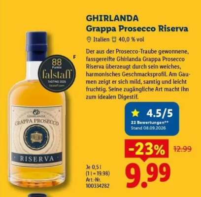 Ghirlanda Grappa Prosecco Riserva