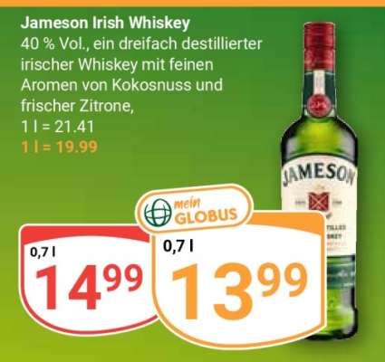 Jameson Irish Whiskey*