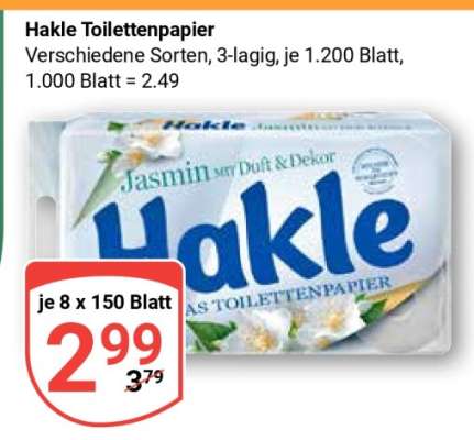 Hakle Toilettenpapier