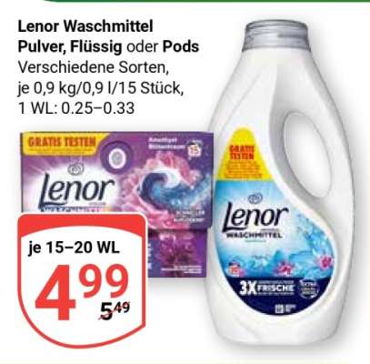 Lenor Waschmittel Pulver, Flüssig oder Pods
