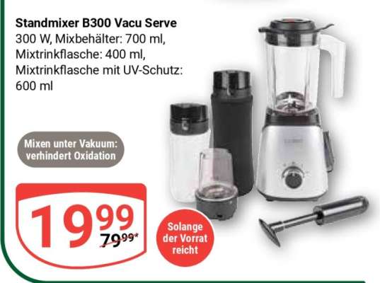 Standmixer B300 Vacu Serve
