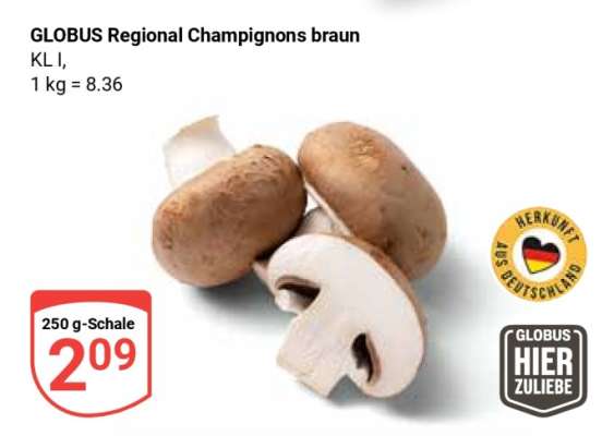 GLOBUS Regional Champignons braun