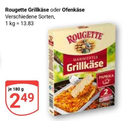 Rougette Grillkäse oder Ofenkäse