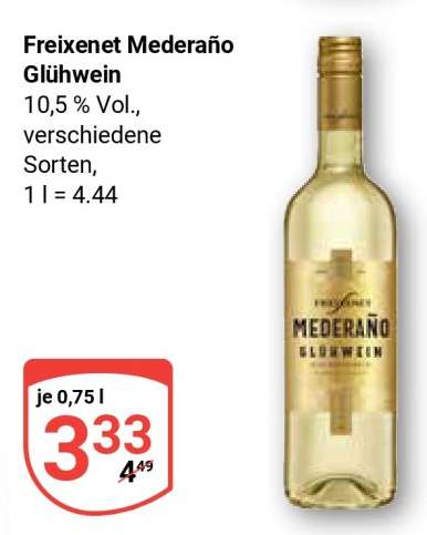 Freixenet Mederano Glühwein