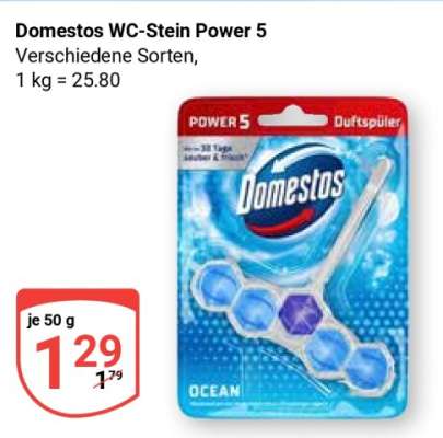 DOMESTOS WC-Stein Power 5