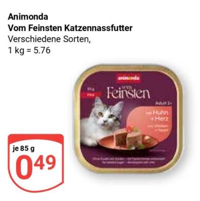 animonda Vom Feinsten Katzennassfutter