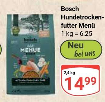 Bosch Hundetrockenfutter Menü