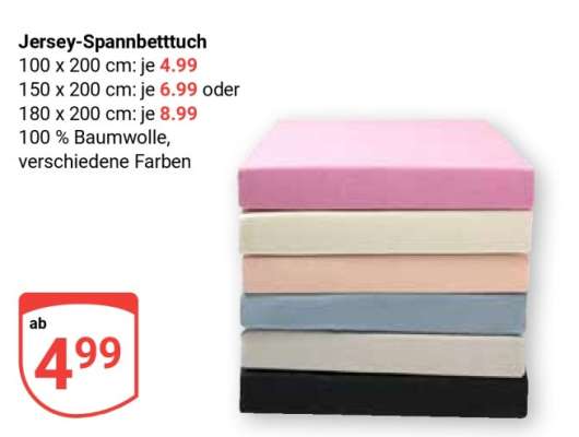 Jersey Spannbetttuch