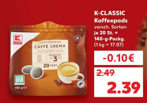 K-CLASSIC Kaffeepads