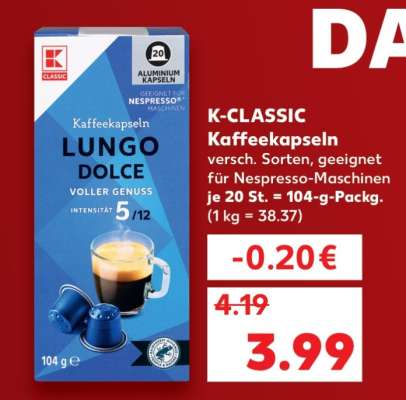 K-CLASSIC Kaffeekapseln