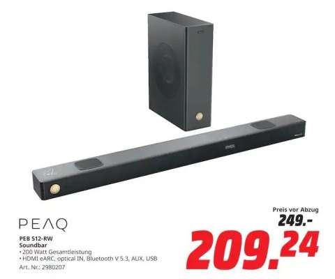 PEAQ PEB 512-RW