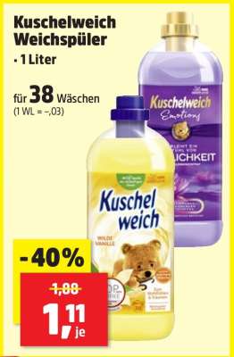 KUSCHELWEICH Weichspüler