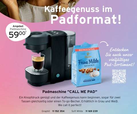 Padmaschine "CALL ME PAD"