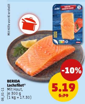 BERIDA Lachsfilet
