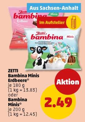 ZETTI Bambina Minis Erdbeere