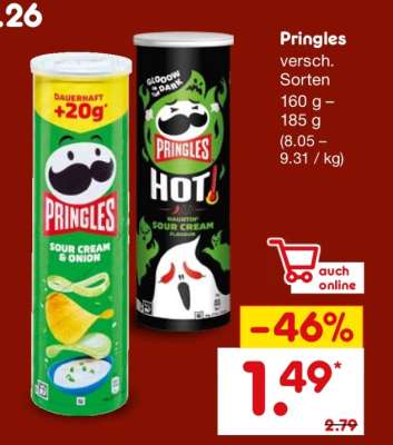 Pringles Versch. Sorten