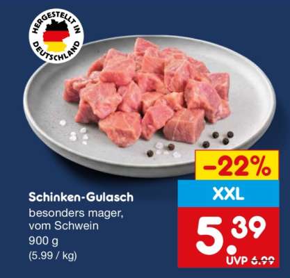 Schinken-Gulasch