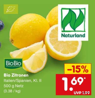 Bio-Zitronen