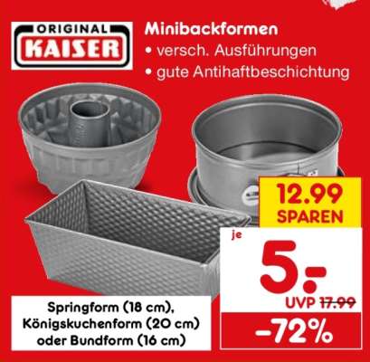 Minibackformen