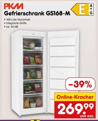 Gefrierschrank GS168-M