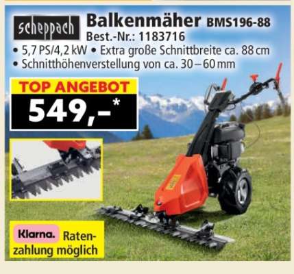 Balkenmäher BMS196-88