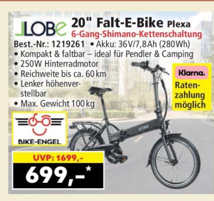 20" Falt-E-Bike Plexa