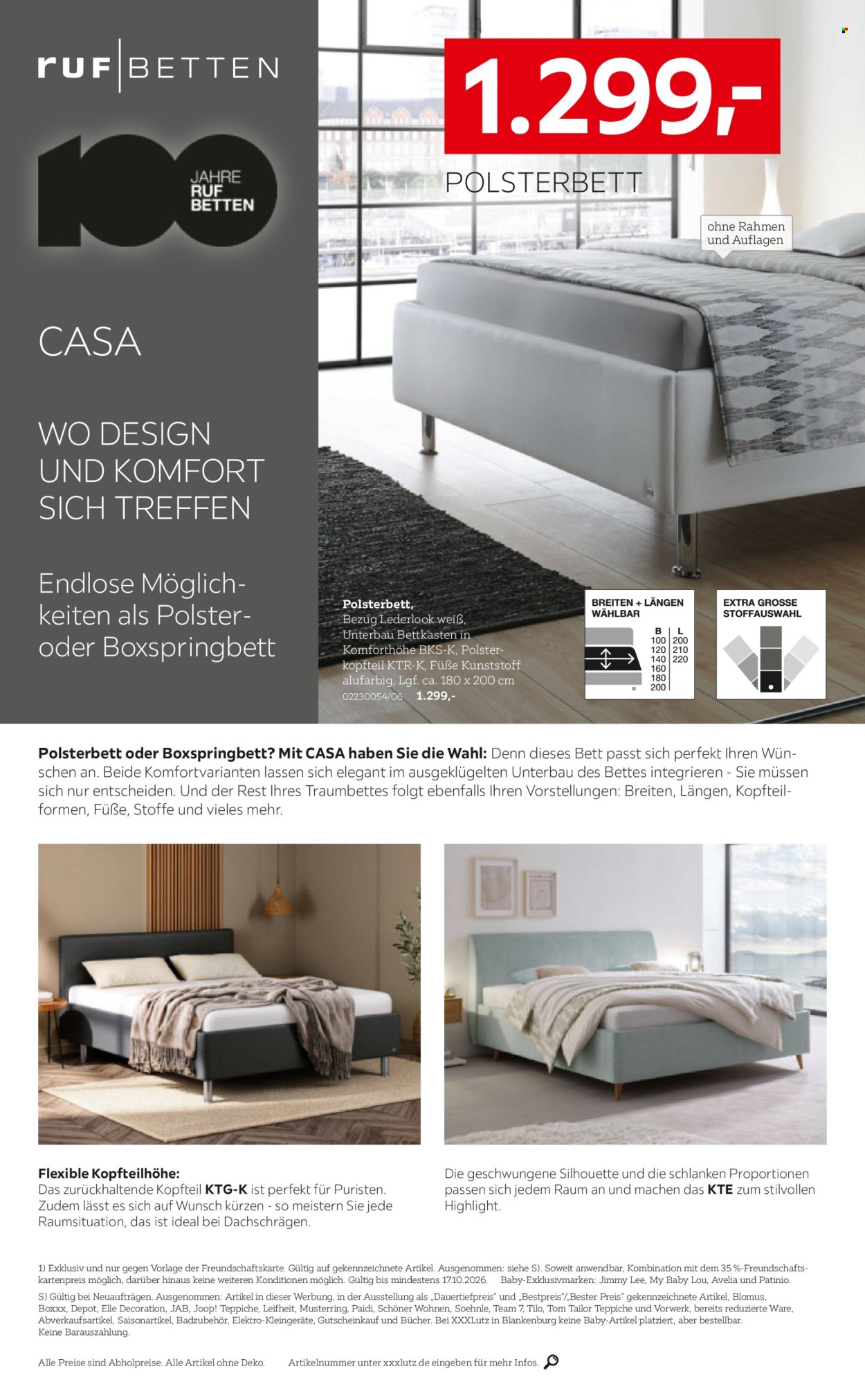 XXXLutz Prospekte  - 3.10.2026 - 17.10.2026. Seite 2