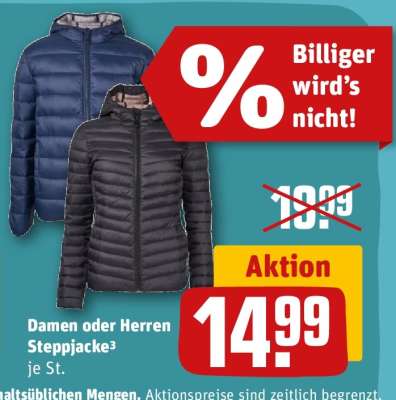 Damen oder Herren Steppjacke³