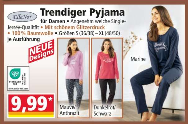 Trendiger Pyjama