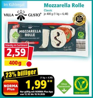Mozzarella Rolle
