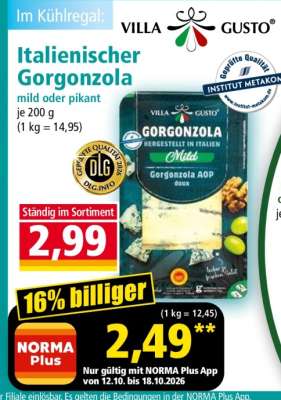 Italienischer Gorgonzola