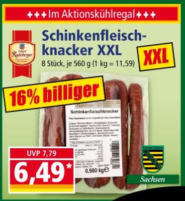 Schinkenfleischknacker XXL
