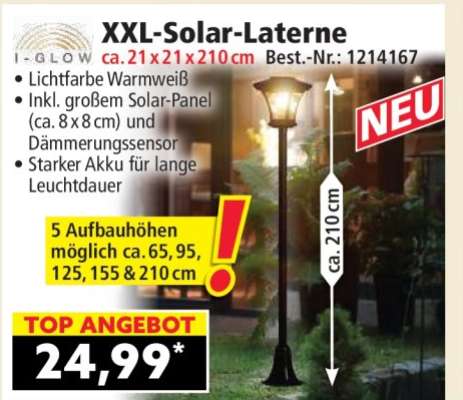 XXL-Solar-Laterne