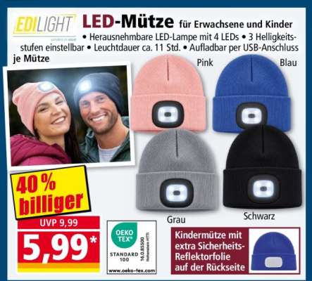 LED-Mütze