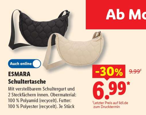 ESMARA Schultertasche