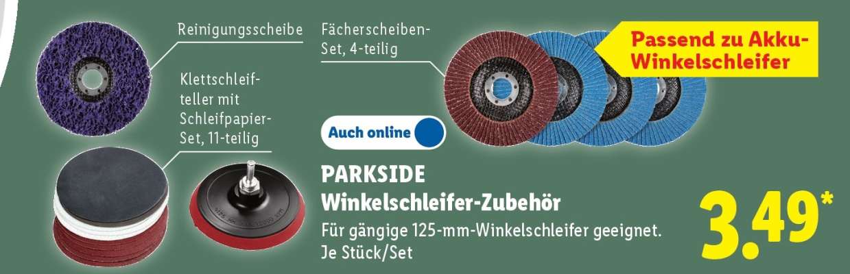 PARKSIDE Winkelschleifer-Zubehör