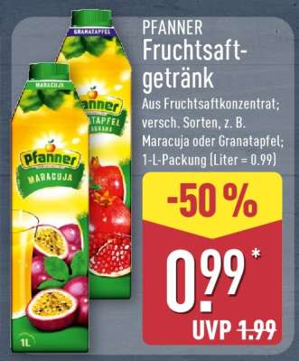PFANNER Fruchtsaftgetränk*