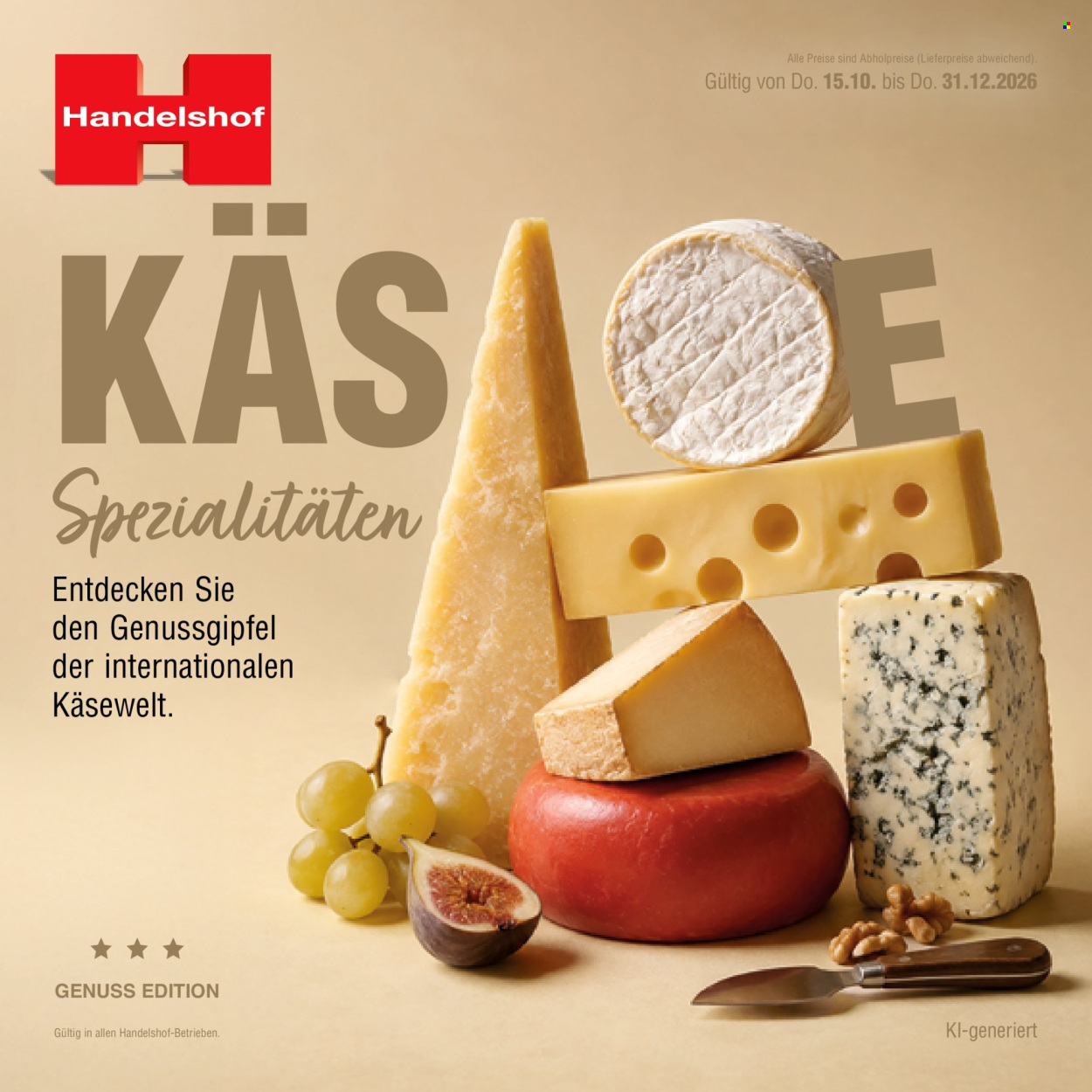 Handelshof Prospekte  - 15.10.2026 - 31.12.2026. Seite 1