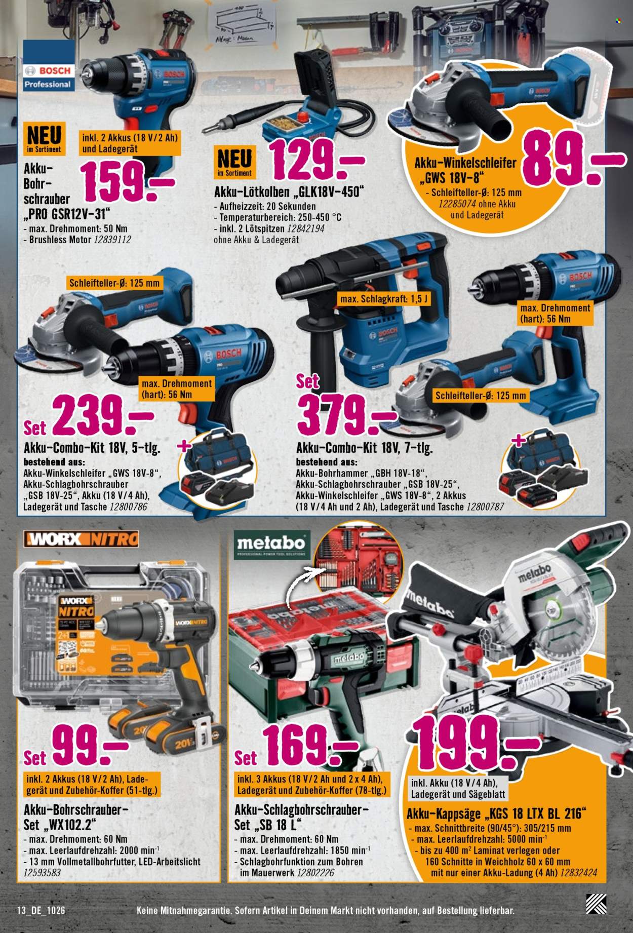 Hornbach Prospekte  - 8.10.2026 - 4.11.2026. Seite 13