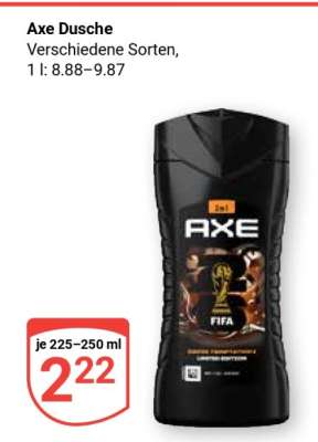 Axe Dusche