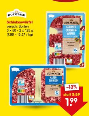 Schinkenwürfel
