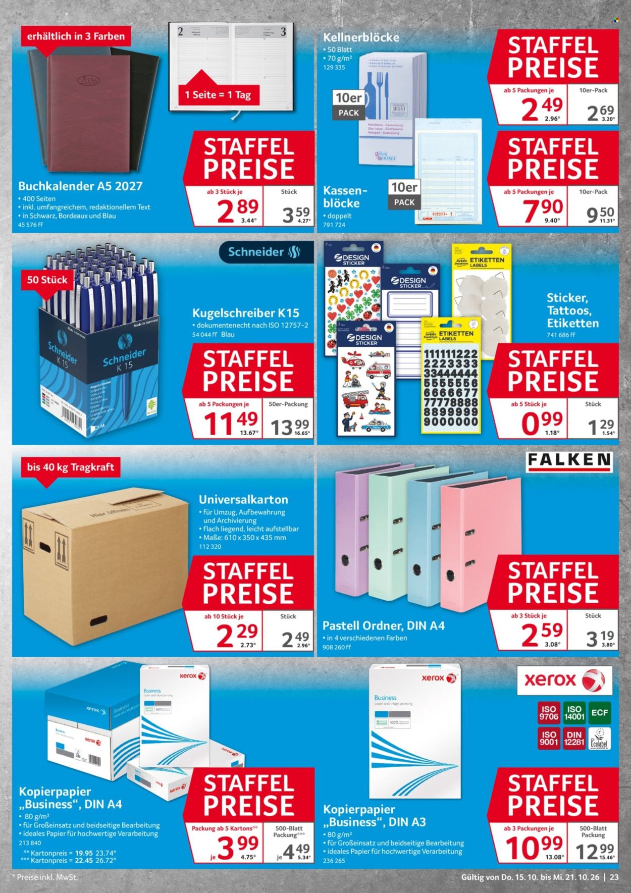 Selgros Prospekte  - 15.10.2026 - 21.10.2026. Seite 23