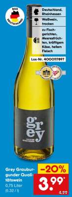 Grey Grauburgunder Qualitätswein
