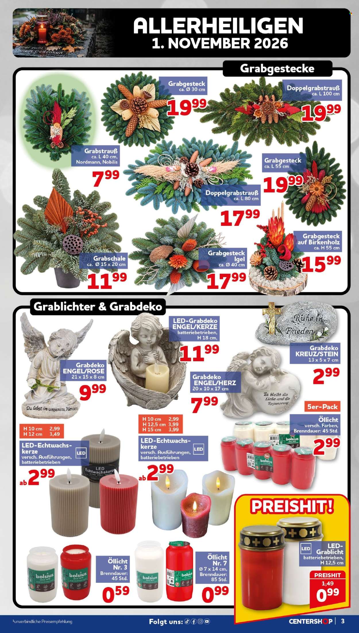 CENTERSHOP Prospekte  - 12.10.2026 - 17.10.2026. Seite 3