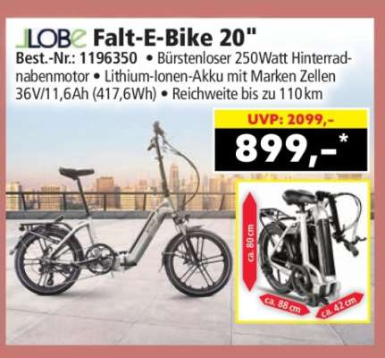 Falt-E-Bike 20"