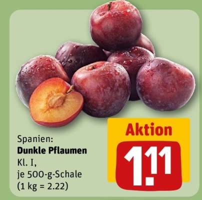 Dunkle Pflaumen