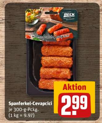 Spanferkel-Cevapcici