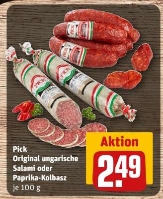 Pick Original ungarische Salami oder Paprika-Kolbasz